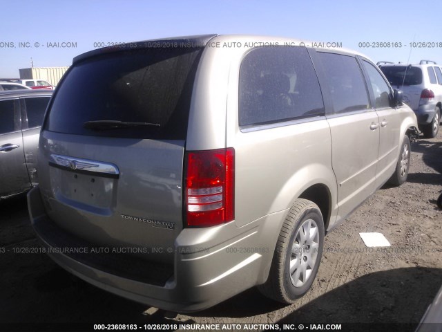 2A8HR44EX9R516058 - 2009 CHRYSLER TOWN & COUNTRY LX GOLD photo 4