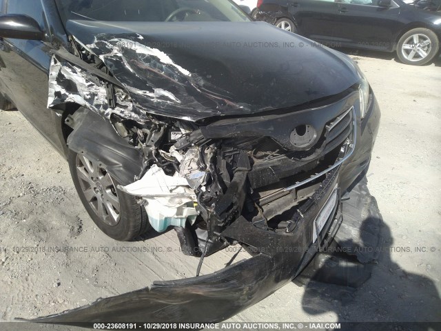 4T1BK46K08U576531 - 2008 TOYOTA CAMRY LE/XLE/SE BLACK photo 6