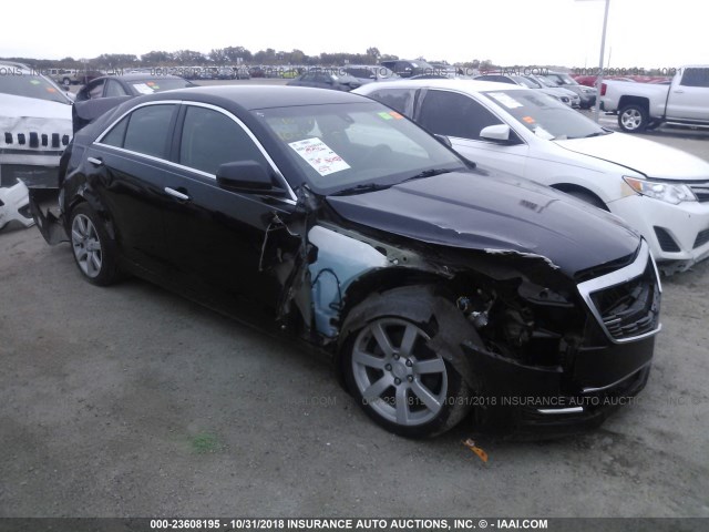 1G6AA5RA9G0117888 - 2016 CADILLAC ATS BLACK photo 1