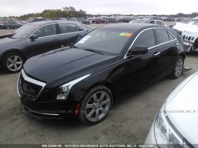 1G6AA5RA9G0117888 - 2016 CADILLAC ATS BLACK photo 2