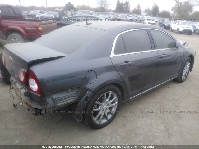 1G1ZE5E08A4143134 - 2010 CHEVROLET MALIBU LTZ 黑色 照片 4