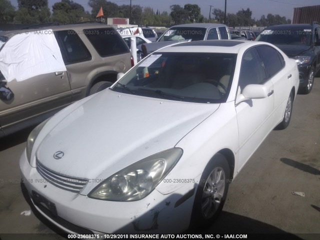 JTHBF30G220057789 - 2002 LEXUS ES 300 WHITE photo 2