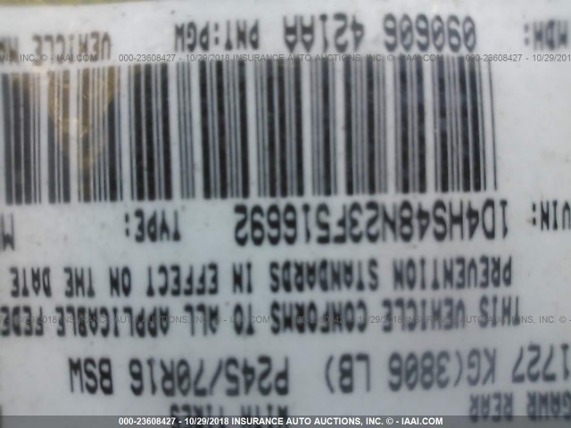 1D4HS48N23F516692 - 2003 DODGE DURANGO SLT GREEN photo 9