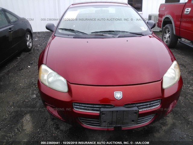 1B3EL46R42N266770 - 2002 DODGE STRATUS SE PLUS RED photo 6