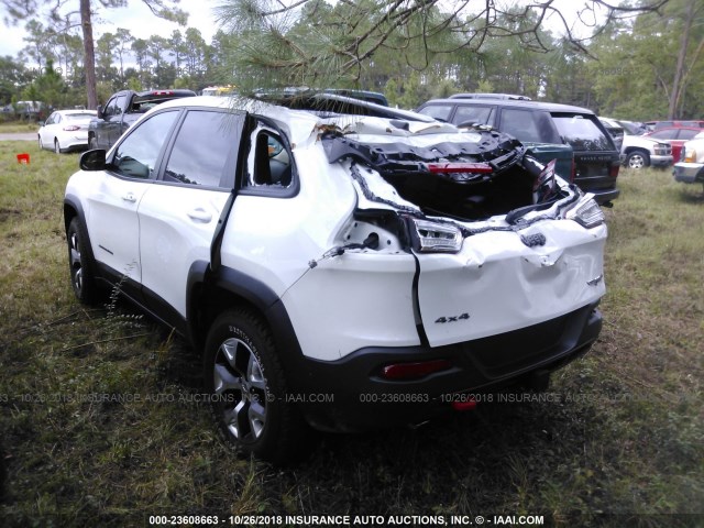 1C4PJMBS7HW587601 - 2017 JEEP CHEROKEE TRAILHAWK 白色 照片 3