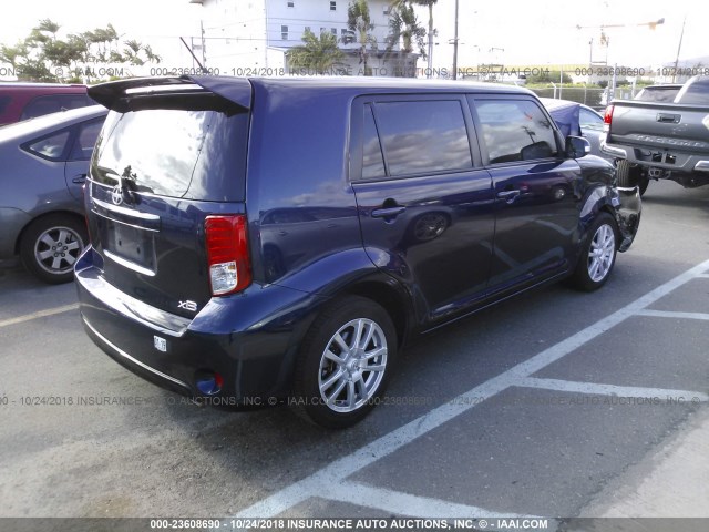 JTLZE4FE7DJ038817 - 2013 TOYOTA SCION XB Mavi foto 4