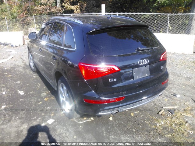 WA1DKAFP2CA056259 - 2012 AUDI Q5 PREMIUM PLUS BLACK photo 3