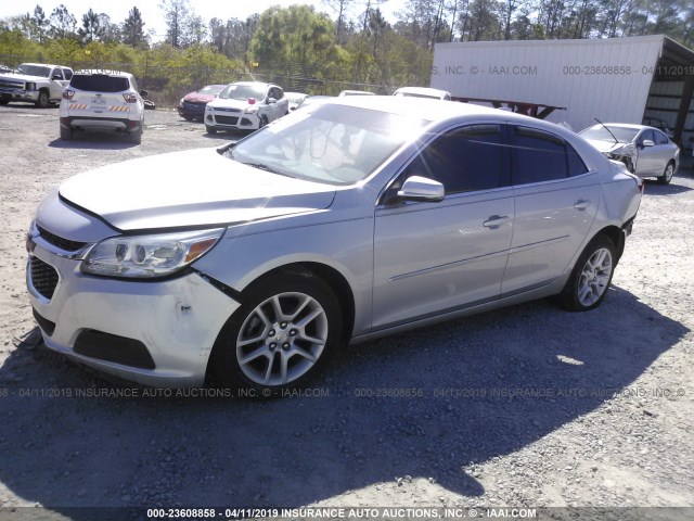 1G11C5SL6FF118844 - 2015 CHEVROLET MALIBU 1LT 银色 照片 2