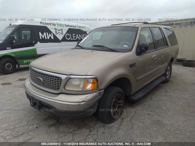 1FMRU1566YLB24763 - 2000 FORD EXPEDITION XLT GOLD photo 2