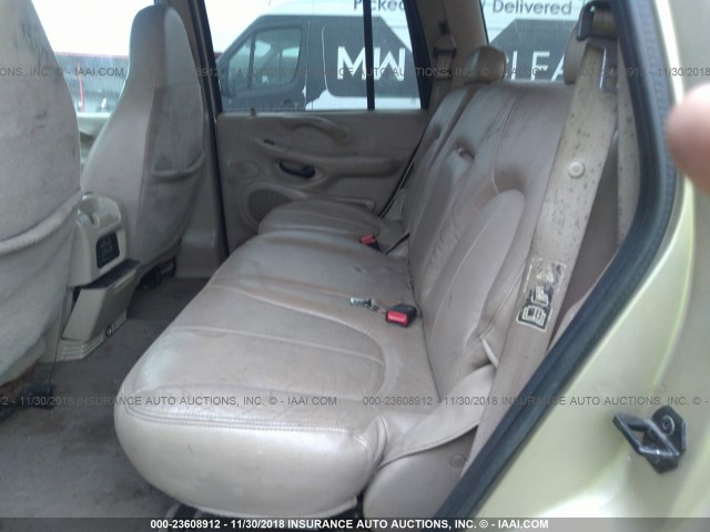 1FMRU1566YLB24763 - 2000 FORD EXPEDITION XLT GOLD photo 8