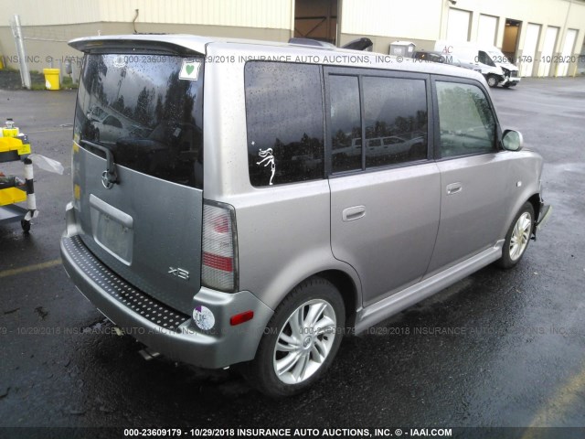 JTLKT324340143701 - 2004 TOYOTA SCION XB Күміс фото 4