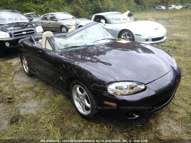 JM1NB3534Y0145977 - 2000 MAZDA MX-5 MIATA LS BURGUNDY photo 1