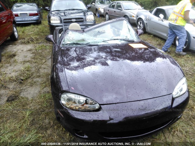 JM1NB3534Y0145977 - 2000 MAZDA MX-5 MIATA LS BURGUNDY photo 6