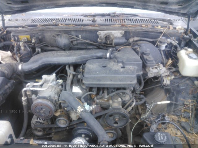 1B7FL26P5TS663493 - 1996 DODGE DAKOTA BLACK photo 10