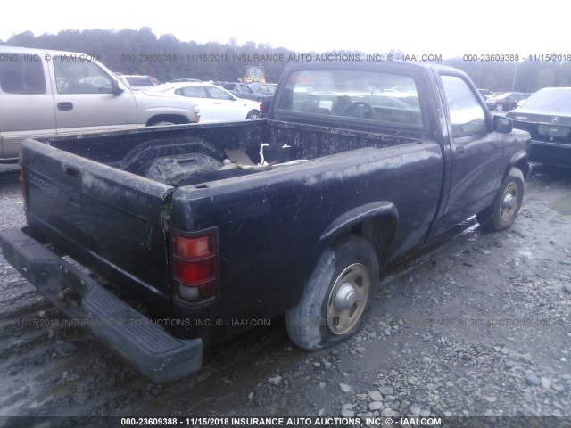 1B7FL26P5TS663493 - 1996 DODGE DAKOTA BLACK photo 4