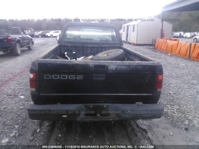 1B7FL26P5TS663493 - 1996 DODGE DAKOTA BLACK photo 8