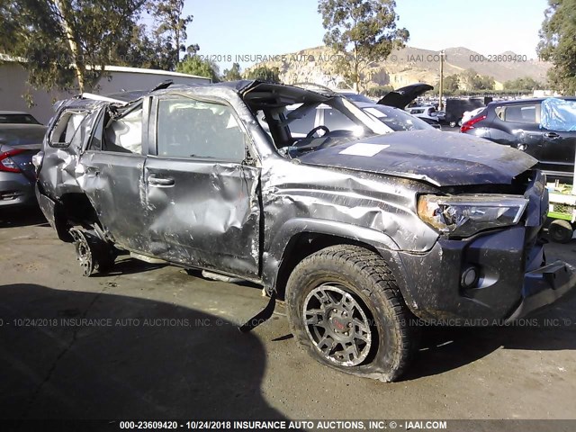 JTEBU5JR7G5387484 - 2016 TOYOTA 4RUNNER SR5 PREM/LTDL/TRAIL/TRD GRAY photo 1