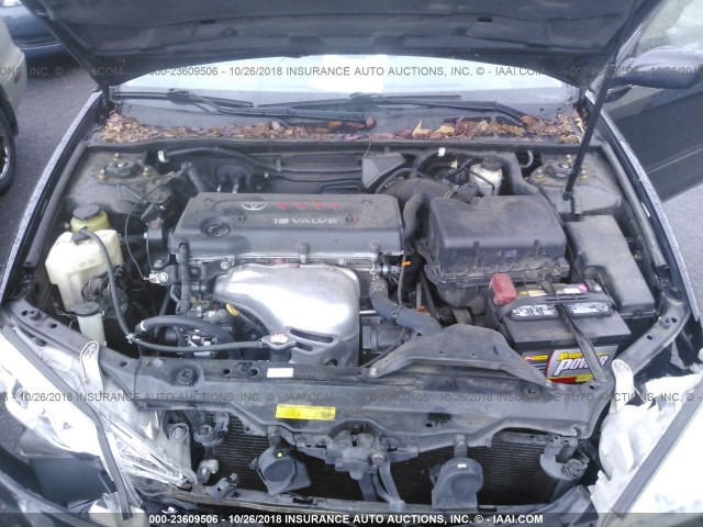 4T1BE32K84U278018 - 2004 TOYOTA CAMRY LE/XLE/SE BLACK photo 10