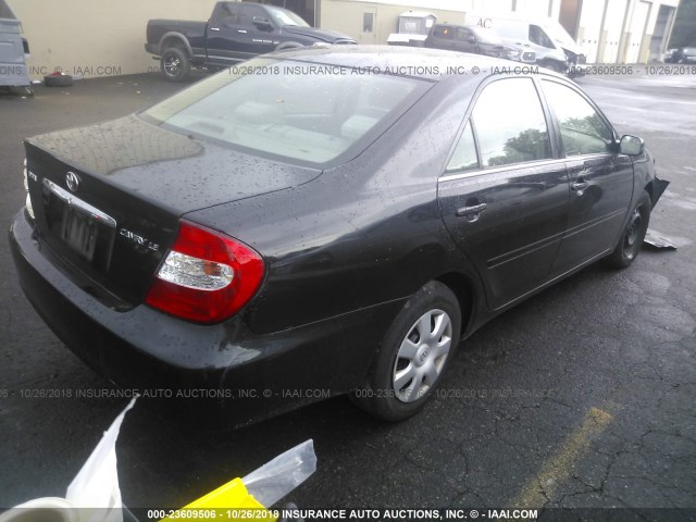 4T1BE32K84U278018 - 2004 TOYOTA CAMRY LE/XLE/SE BLACK photo 4