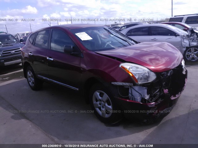 JN8AS5MT3DW011498 - 2013 NISSAN ROGUE S/SV MAROON photo 1