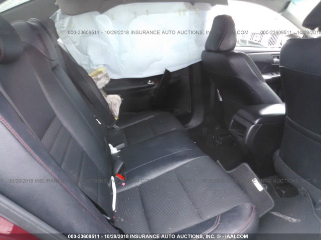 4T1BF1FK5GU546779 - 2016 TOYOTA CAMRY LE/XLE/SE/XSE RED photo 8