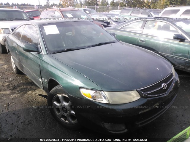 2T1CF28P6YC387244 - 2000 TOYOTA CAMRY SOLARA SE/SLE მწვანე ფოტო 1