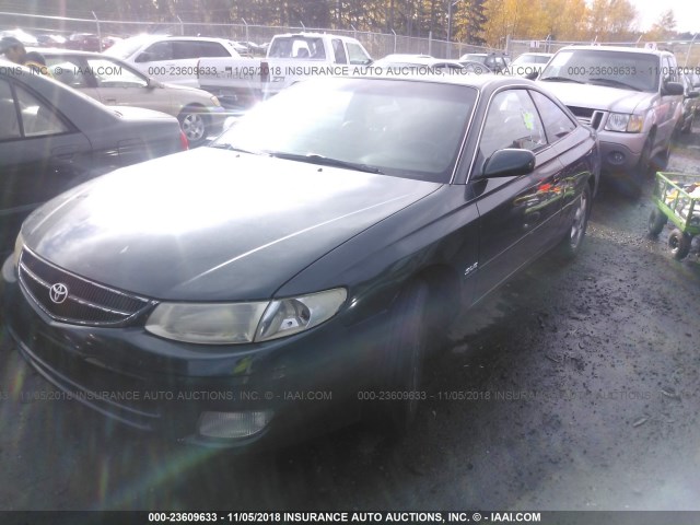 2T1CF28P6YC387244 - 2000 TOYOTA CAMRY SOLARA SE/SLE მწვანე ფოტო 2