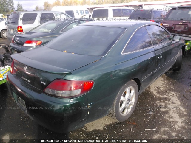 2T1CF28P6YC387244 - 2000 TOYOTA CAMRY SOLARA SE/SLE მწვანე ფოტო 4