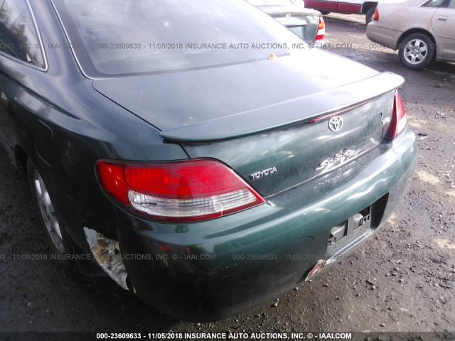 2T1CF28P6YC387244 - 2000 TOYOTA CAMRY SOLARA SE/SLE მწვანე ფოტო 6