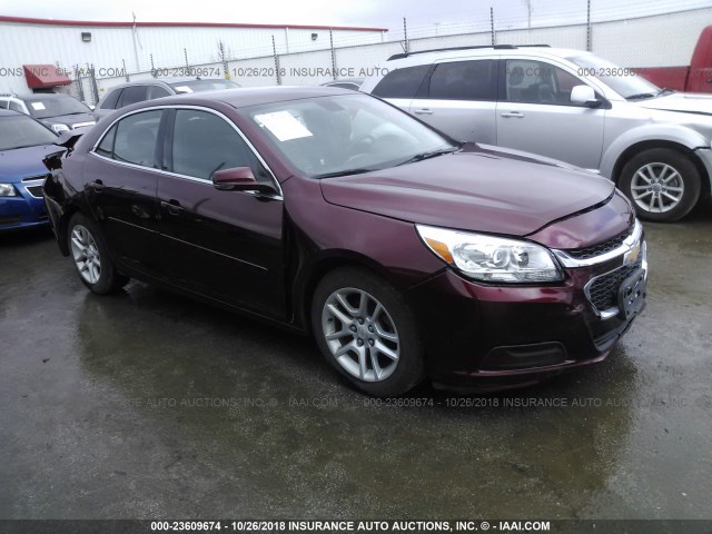 1G11C5SL2FF185571 - 2015 CHEVROLET MALIBU 1LT MAROON photo 1