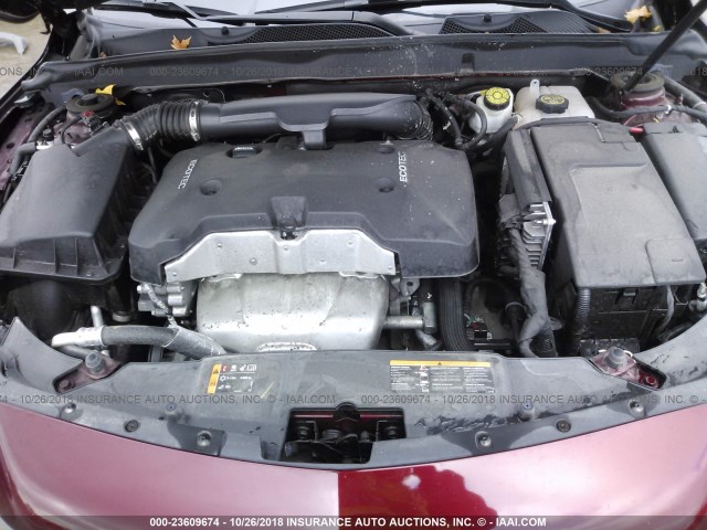 1G11C5SL2FF185571 - 2015 CHEVROLET MALIBU 1LT MAROON photo 10
