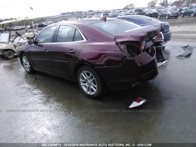1G11C5SL2FF185571 - 2015 CHEVROLET MALIBU 1LT MAROON photo 3