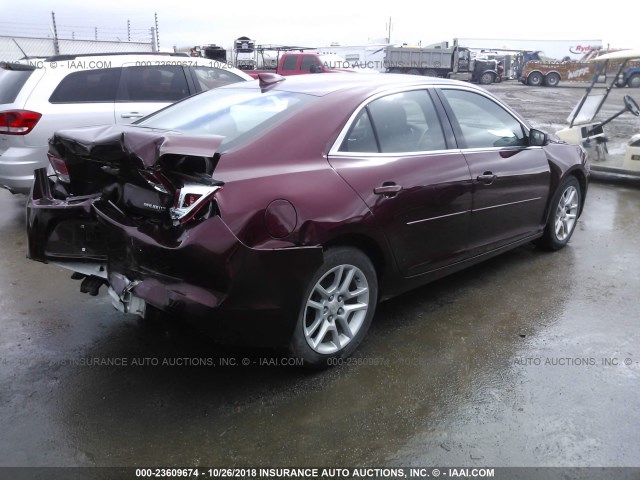 1G11C5SL2FF185571 - 2015 CHEVROLET MALIBU 1LT MAROON photo 4