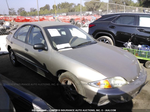 1G1JF524127386107 - 2002 CHEVROLET CAVALIER LS GOLD photo 1