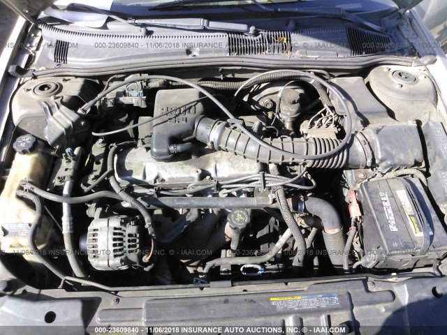 1G1JF524127386107 - 2002 CHEVROLET CAVALIER LS GOLD photo 10