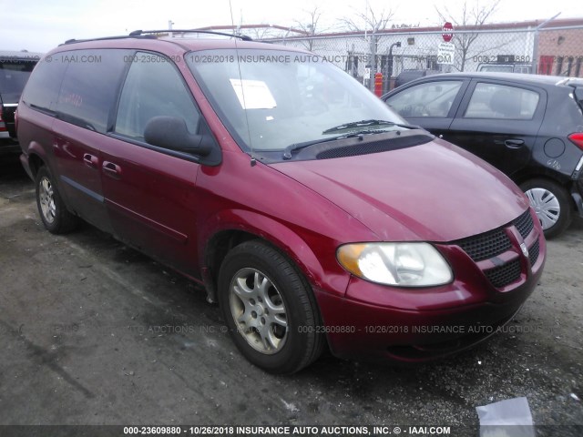 2D4GP44323R240704 - 2003 DODGE GRAND CARAVAN SPORT RED photo 1