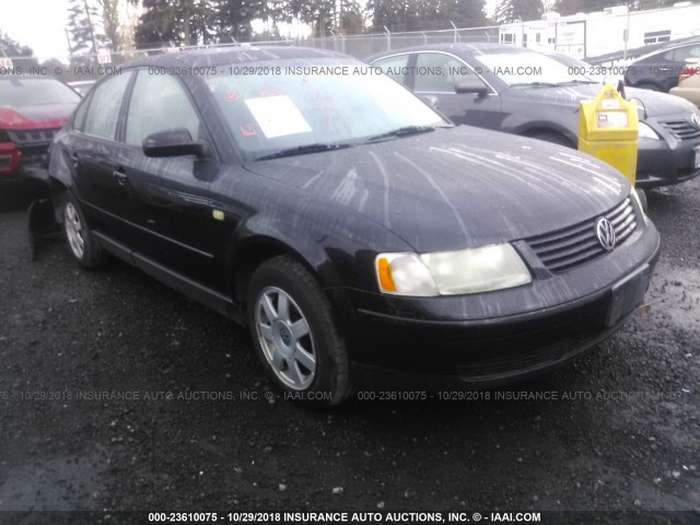 WVWMA63B0XE495201 - 1999 VOLKSWAGEN PASSAT GLS BLACK photo 1