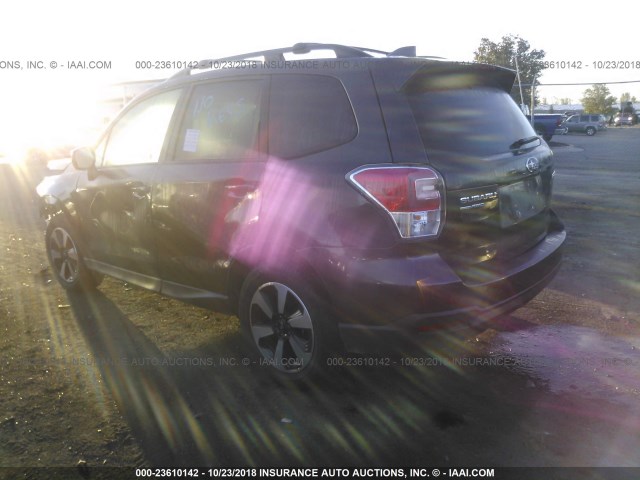 JF2SJAGC8JH535898 - 2018 SUBARU FORESTER 2.5I PREMIUM GRAY photo 3