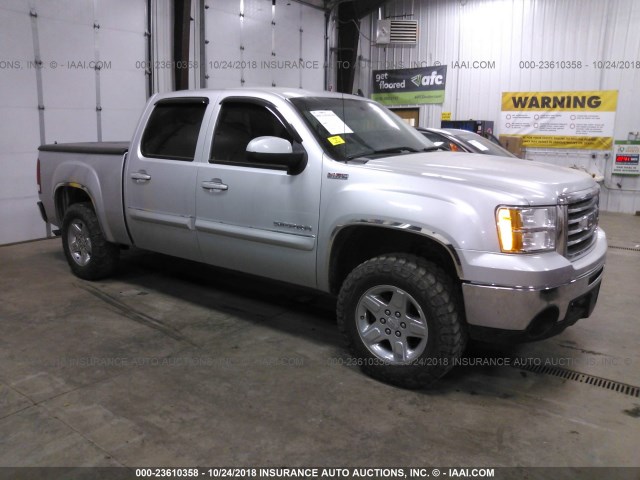 3GTP2VE75DG337020 - 2013 GMC SIERRA SILVER photo 1