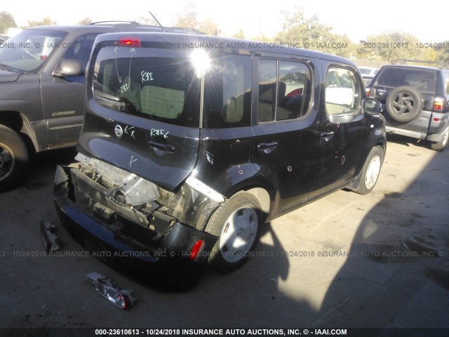 JN8AZ2KR3BT210695 - 2011 NISSAN CUBE S/SL/KROM BLACK photo 4