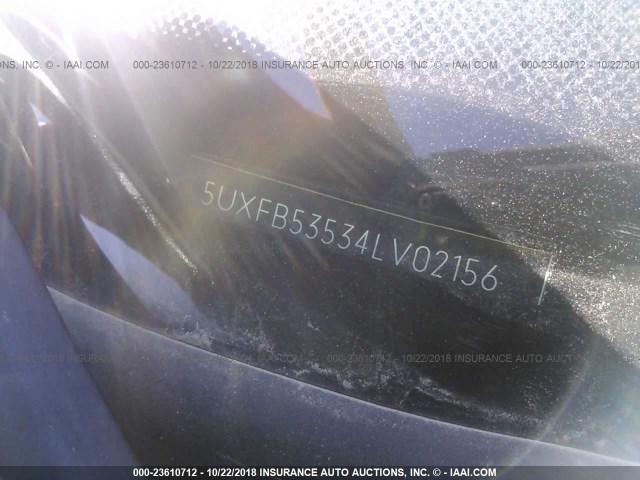 5UXFB53534LV02156 - 2004 BMW X5 4.4I BLACK photo 9