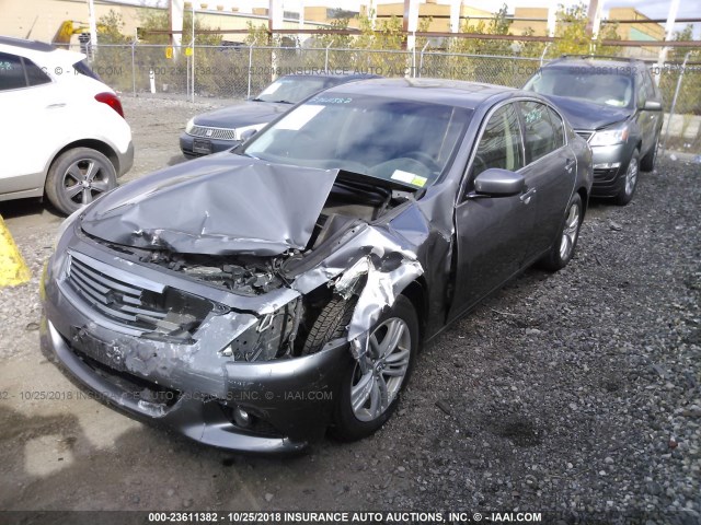 JN1CV6AR5DM351745 - 2013 INFINITI G37 BLACK photo 2