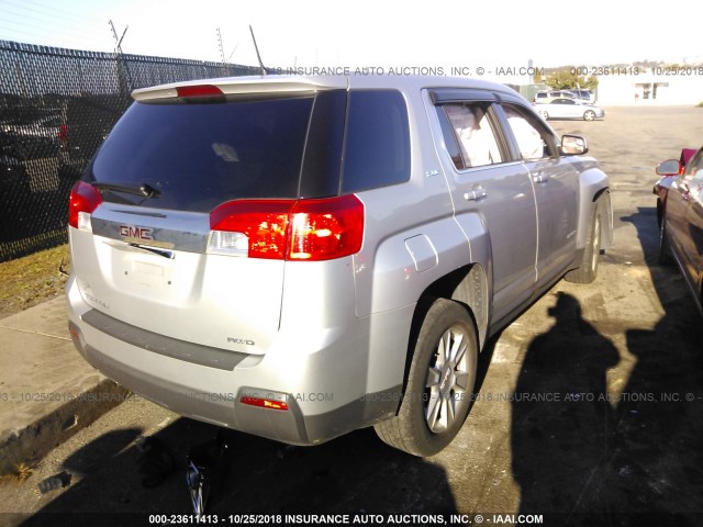 2GKFLREK7D6360318 - 2013 GMC TERRAIN SLE GRAY photo 4