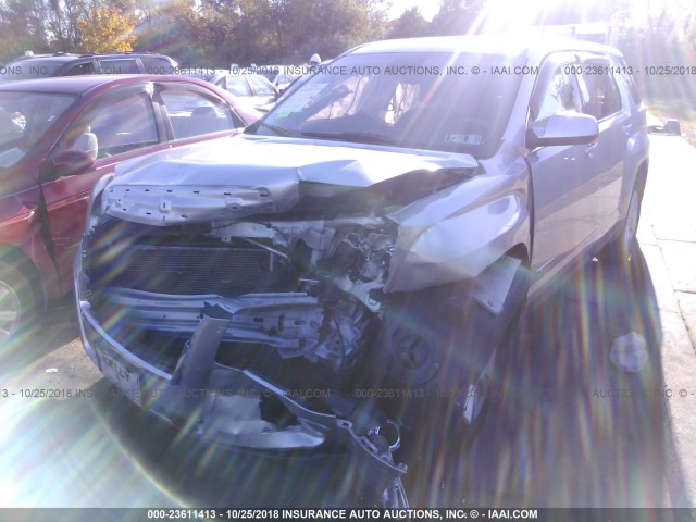 2GKFLREK7D6360318 - 2013 GMC TERRAIN SLE GRAY photo 6