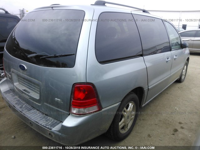 2FMZA52207BA08006 - 2007 FORD FREESTAR SEL GRAY photo 4