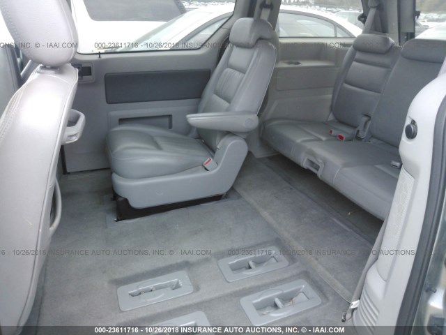 2FMZA52207BA08006 - 2007 FORD FREESTAR SEL GRAY photo 8