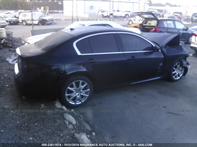 JN1CV6AR2DM761421 - 2013 INFINITI G37 BLACK photo 4