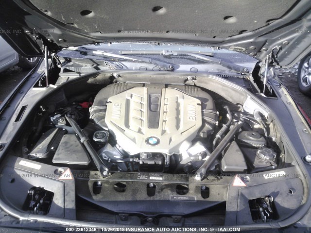 WBASN4C56AC208602 - 2010 BMW 550 GT BLACK photo 10