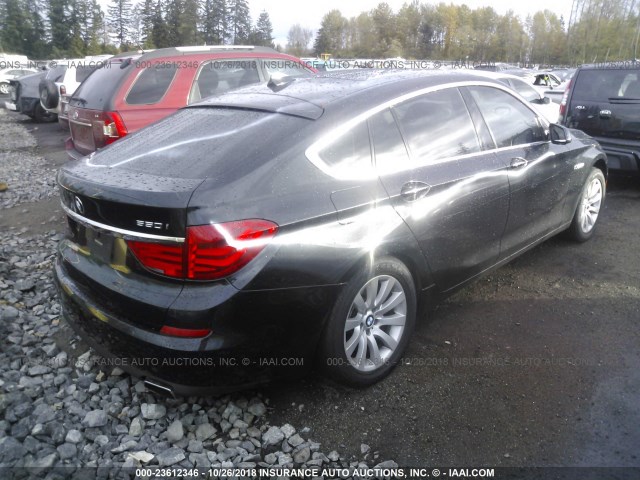 WBASN4C56AC208602 - 2010 BMW 550 GT BLACK photo 4