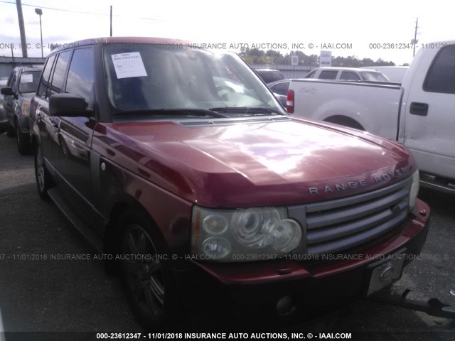 SALME15437A260085 - 2007 LAND ROVER RANGE ROVER HSE RED photo 1